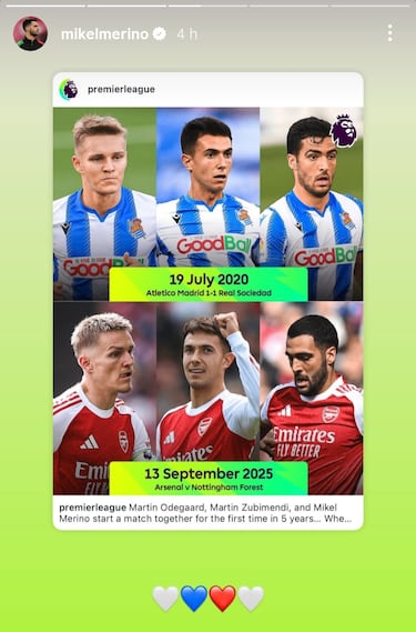 El mediocampo de la Real Sociedad de 2020 lidera la última victoria del Arsenal