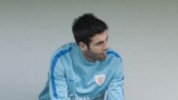 Susaeta, durante un entrenamiento.