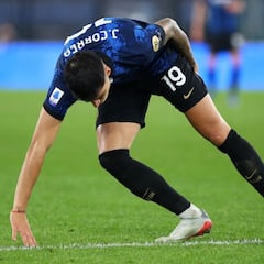 El argentino Correa, importante baja del Inter ante el Madrid