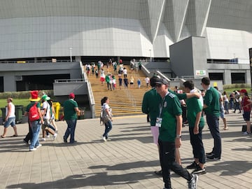 El color previo al México vs Corea del Sur