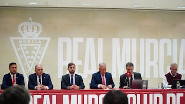 Junta General del Real Murcia el pasado diciembre.