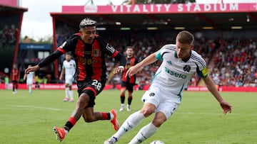 Resumen del Bournemouth vs Newcastle, jornada 2 de la Premier League 24-25