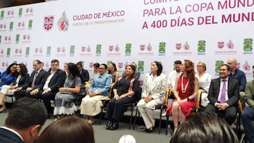 CDMX presenta avances como sede mundialista a 400 días del inicio