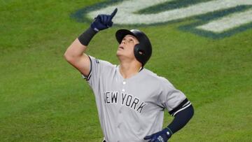 Primer jonr&oacute;n de Giovanny Urshela en la temporada con los Yankees.