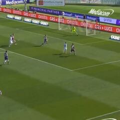 La asistencia de Cuadrado y el golazo de Morata ante la Fiore