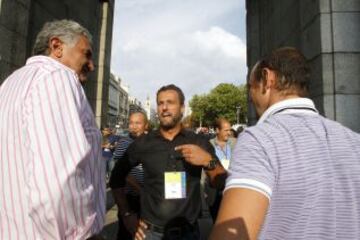 Kiko junto a Fernando Romay y Hombrados.