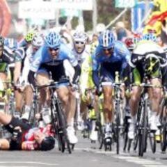 Espectaculares caídas en el ciclismo