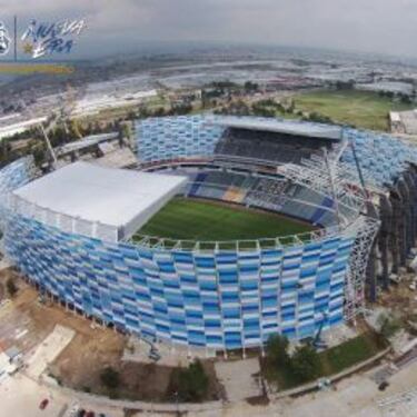 Así va la remodelación del Estadio Cuauhtémoc
