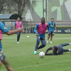 Vídeo: El golazo de Julián Quiñones en su primer entrenamiento con el América