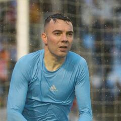 Iago Aspas come en la misma mesa que Antoine Griezmann