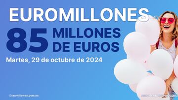 Euromillones: comprobar los resultados del sorteo de hoy, martes 29 de octubre