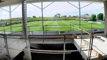 <b>A BUEN RITMO. </b>Diferentes imágenes del estado actual de las obras del nuevo edificio de La Albericia.