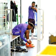 Yerry Mina vuelve a entrenar con Everton y prepara su regreso