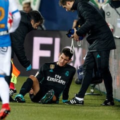 Vallejo se marchó con problemas musculares a los 17 minutos