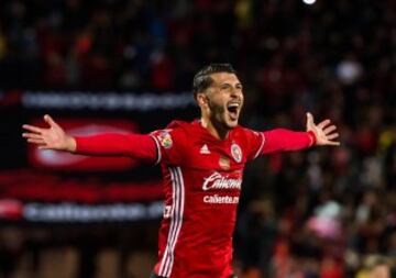 El mediocampista de los Xolos ha recibido 20 faltas en nueve partidos. Suma dos goles en lo que va del Clausura 2017.