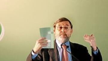 Lissavetzky, durante el acto.