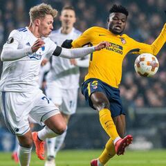 1x1 del Atlético: Thomas gobierna y Griezmann inventa