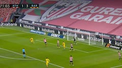 El lujoso control de Pedri que resume su exhibición en Bilbao