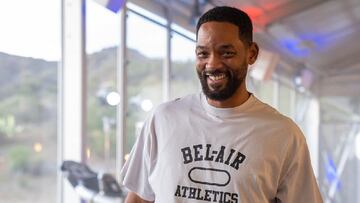 Imagen de Will Smith en el gimnasio.