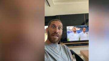 Un verdadero capitán: Ramos y el himno de España en su casa