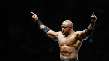 Bobby Lashley durante una funci&oacute;n de la WWE