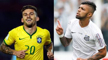 Lucas Lima y Gabigol