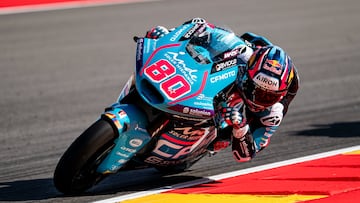 David Alonso en el Moto2.