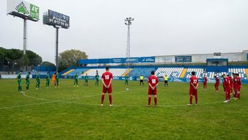 Fotograf&iacute;a antes de disputarse el partido | SAD Villaverde