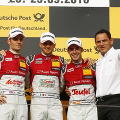 Miguel Molina sube al podio en el festival de Audi en Hungría