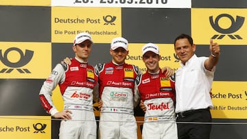 Festival Audi: Green, Mortara, Molina y Hans-Juergen Abt,en el podio