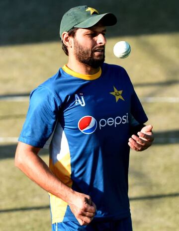 Pakistan captain Shahid Afridi.