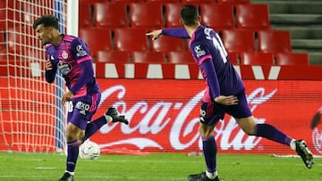 22/11/20  PARTIDO PRIMERA DIVISION
 Granada - Real Valladolid
 
 Jota (Valladolid CF) celebra el 1-3 ALEGRIA