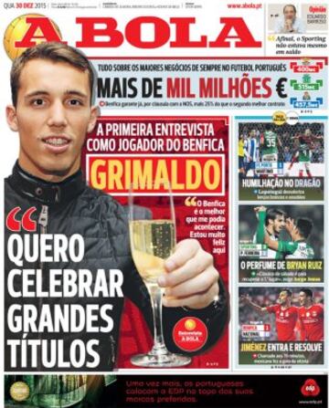 Portadas de la prensa mundial