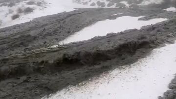R¨ªos de agua, nieve y barro en Sierra Nevada