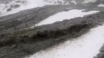 Ríos de agua, nieve y barro en Sierra Nevada