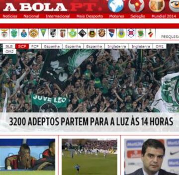 Portadas de la prensa extranjera