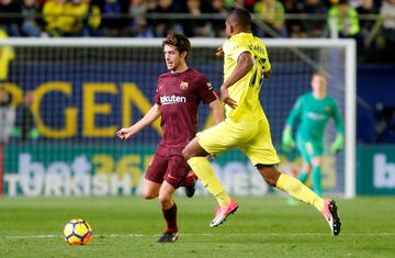 Sergi Roberto y Bakambu.