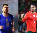 Messi y Cristiano Ronaldo, nuevamente a la par tras alcanzar récords históricos el mismo día