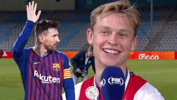Acaba de ganar la liga y no se aguanta más: la confesión de De Jong sobre Messi