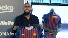Vidal: Barcelona unveil summer signing from Bayern Munich