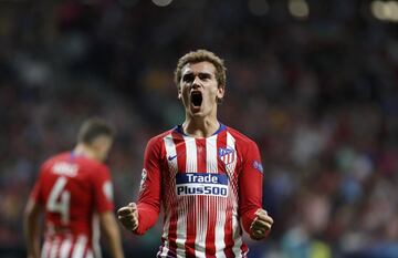 El delantero francs se consagr como deportista a las rdenes del Cholo Simeone ganando una Europa League, Supercopa de Europa y de Espa?a. Autor del primer gol de la historia del Wanda Metropolitano, lleg a ser uno de los capitanes del equipo en una poca dorada del Atltico. Anunci su salida al FC Barcelona a travs de un documental y, aunque ha estado slo dos a?os en la Ciudad Condal, no ha llegado a los nmeros que consigui con el equipo colchonero. Su salida se produjo en los ltimos minutos de mercado del 31 de agosto de 2021. Cedido con opcin de prrroga y/o compra al Atltico, formar ataque junto a Surez, Joao Flix, Correa o Lemar en el actual campen de liga.