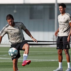 Hazard vuelve a medias y Varane estará ante el Alavés