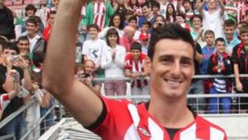 Aduriz, con el Athletic.