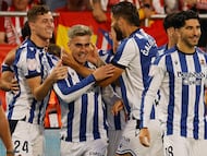 Ander Barrenetxea got Real Sociedad off to a record-breaking start against Atlético Madrid in Seville.