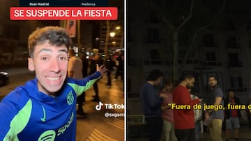 Un &tiktoker* va a celebrar a Canaletas y justo marca Jacobo Ram車n: la reacci車n es de no creer