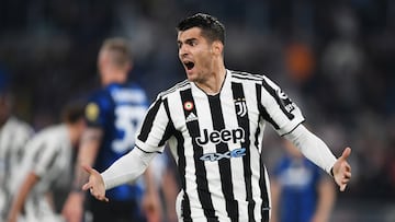 Álvaro Morata, pendiente de la juve