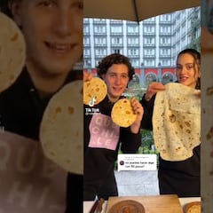 Rosalia prepara quesadillas con el tiktoker ‘RobeGrill’