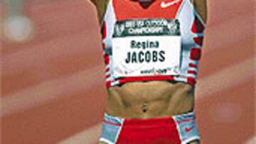 <b>DÍA FATÍDICO.</B> Regina Jacobs, en los Nacionales USA. Allí dio positivo.