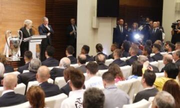 Manuela Carmena y Florentino Pérez. 