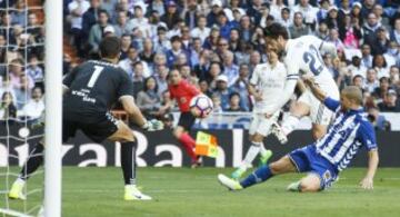 Isco marca el 2-0.